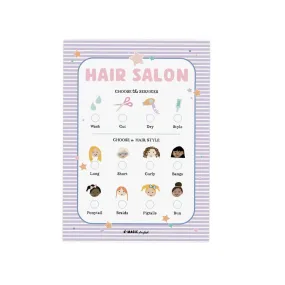 Pretend Play Hair Salon Notepad