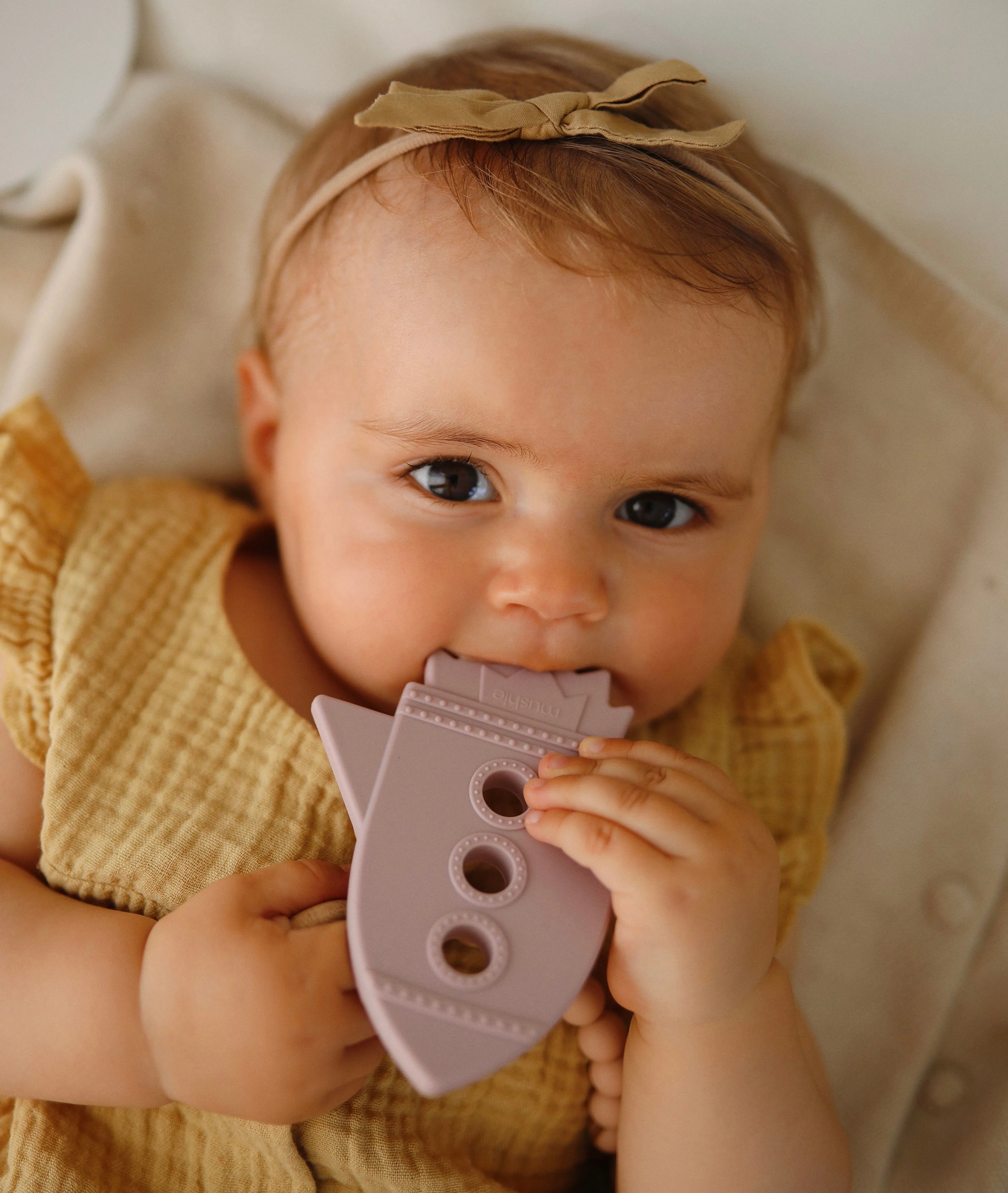 Rocket Teether (Soft Lilac)
