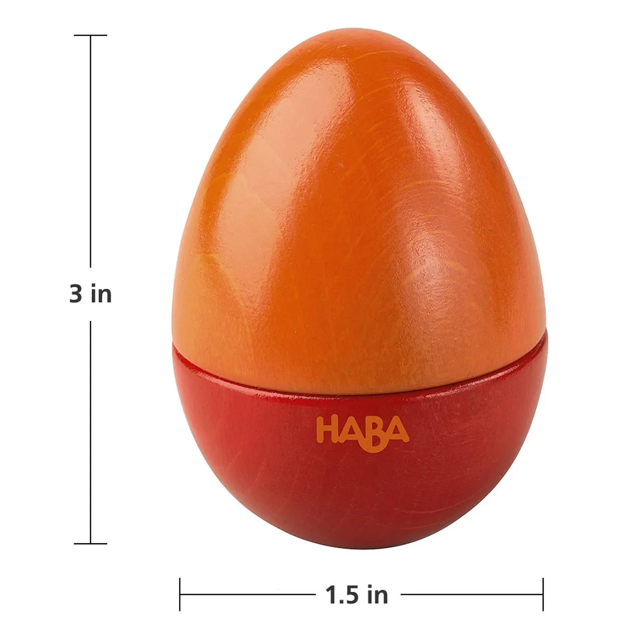 Set of 5 Wooden Musical Eggs by Haba
