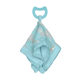 Snuggle Blankie Teether made from Organic Cotton-3mo 
