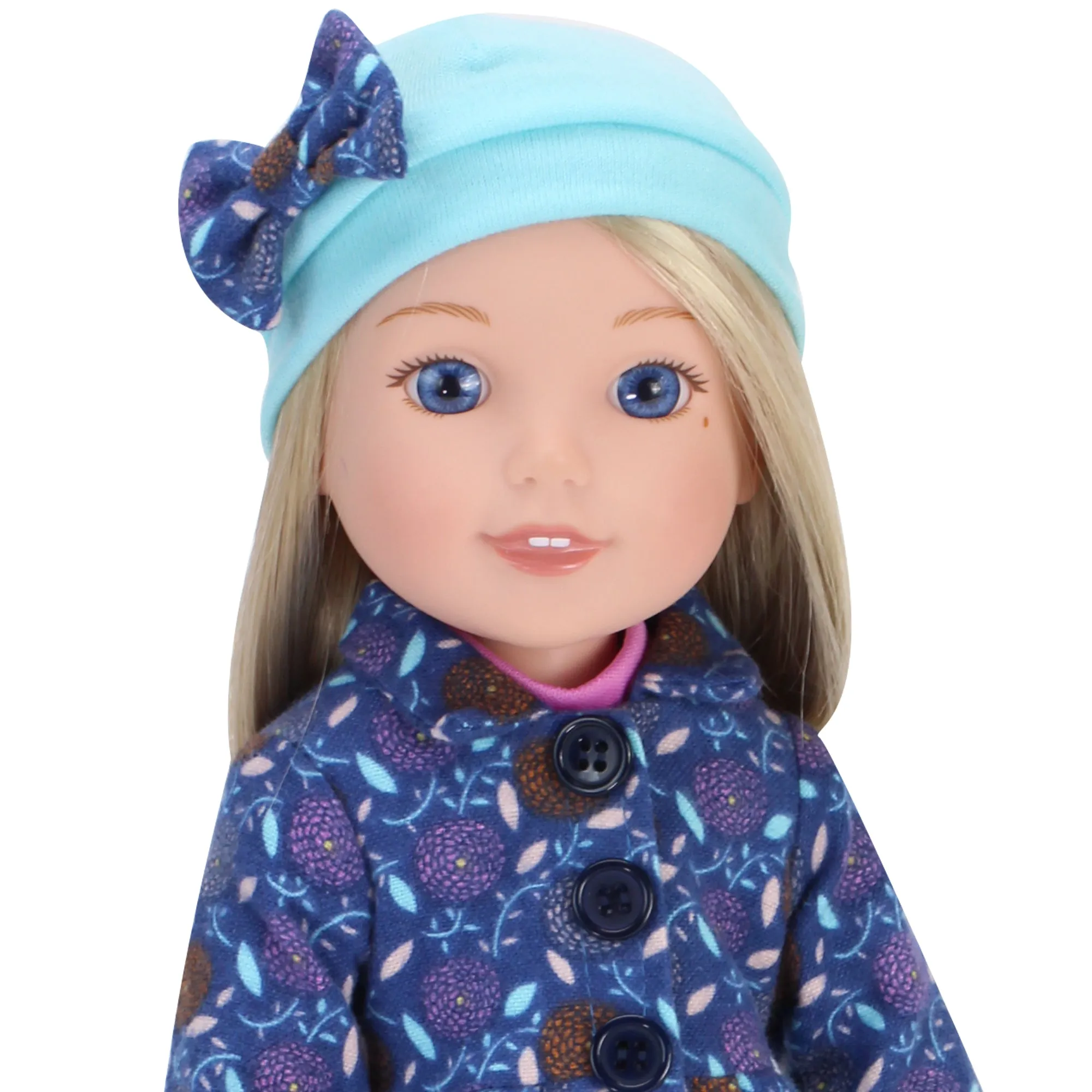 Sophia’s by Teamson Kids 4 Piece Baby Dolls Clothes Set, 15" Doll Coat & Leggings & Hat Outfit with Doll Boots, Dolls Clothing & Accessories