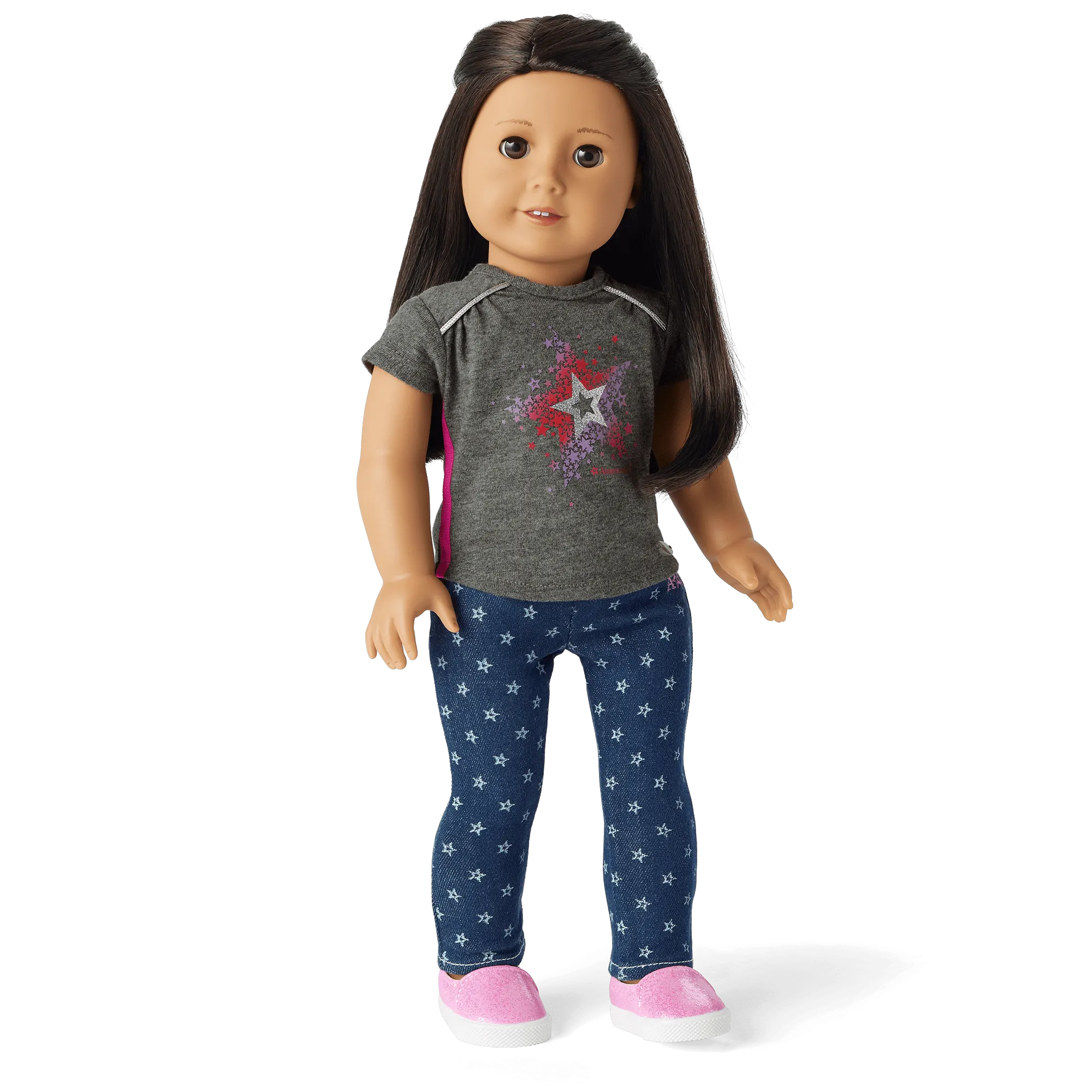 Star Bright Tee for Girls & 18-inch Dolls