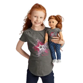 Star Bright Tee for Girls & 18-inch Dolls