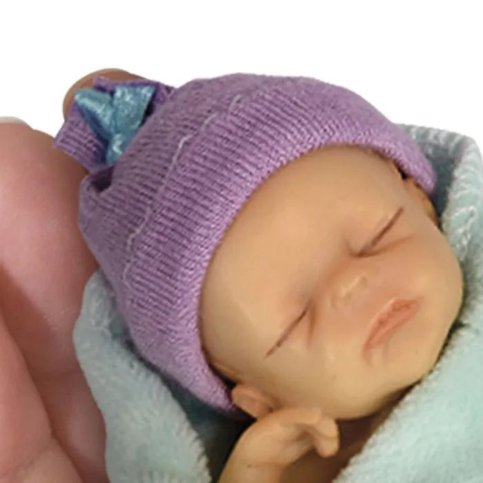 The Ashton - Drake Galleries Bundle Of Joy Issue #2 Hand-Painted Lifelike Pint-Sized Sweet-As-Can-Be Babies  Miniature Baby Doll by Sherry Rawn 4-inches