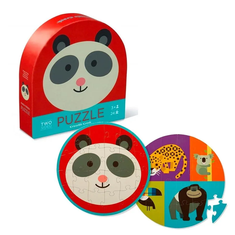 Two Sided Puzzle - Panda Friends (24pc)
