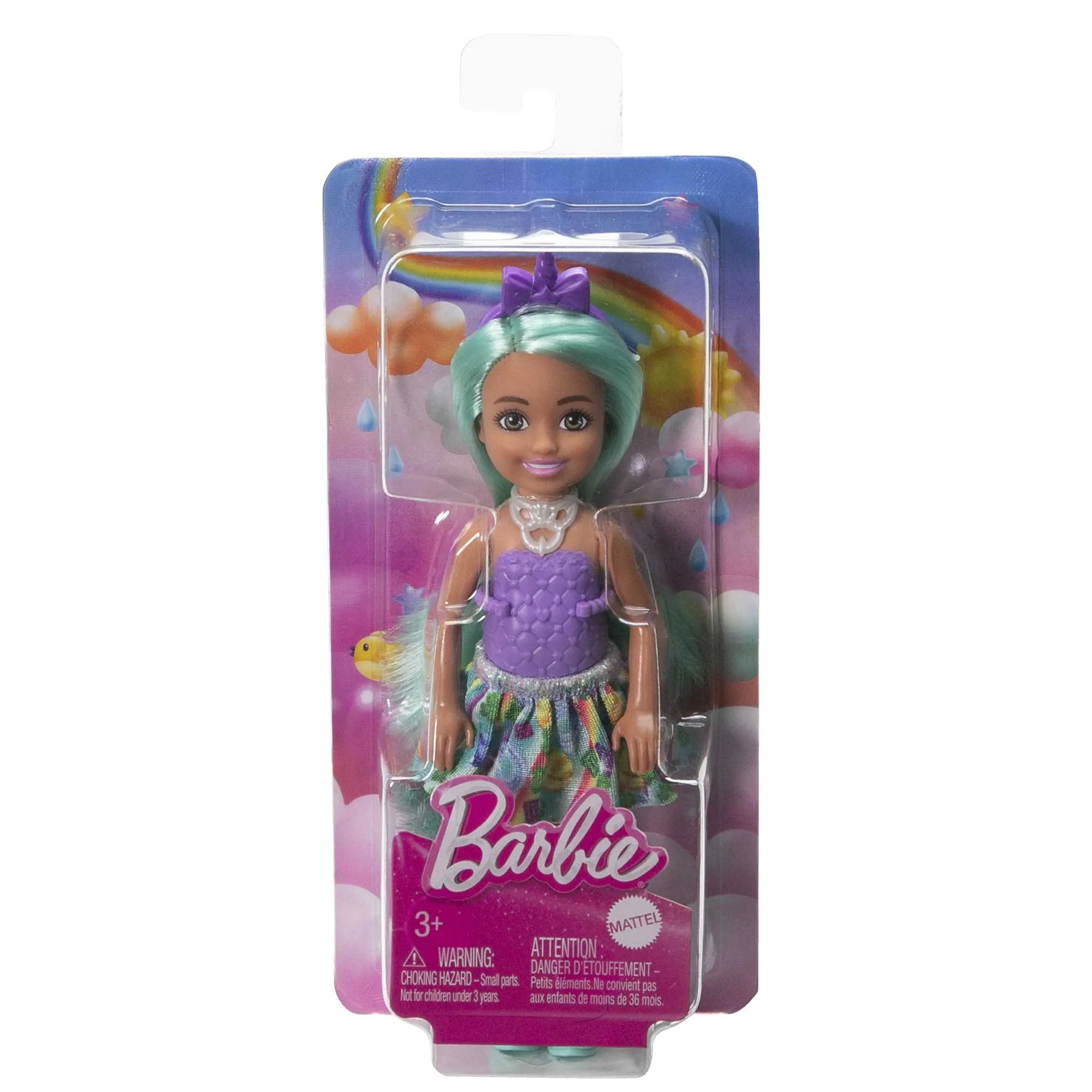Unicorn-Inspired Chelsea Barbie Doll With Green Hair, Unicorn Toys