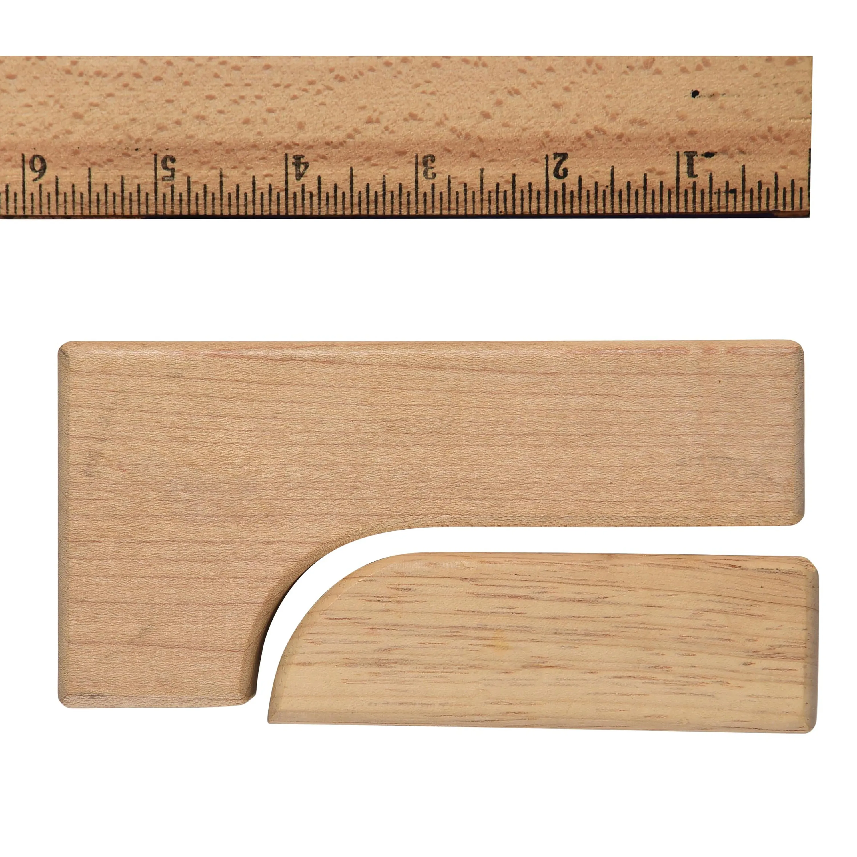Wood Unit Blocks: Half Arch and Buttress Blocks