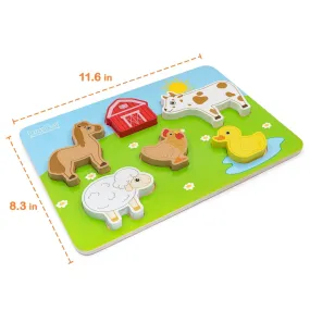 Wooden Chunky Farm Puzzle