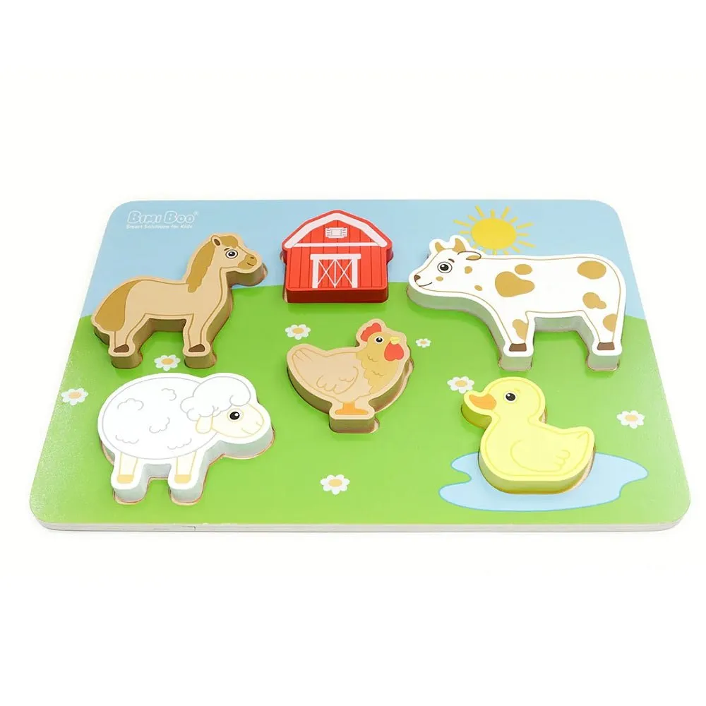 Wooden Chunky Farm Puzzle
