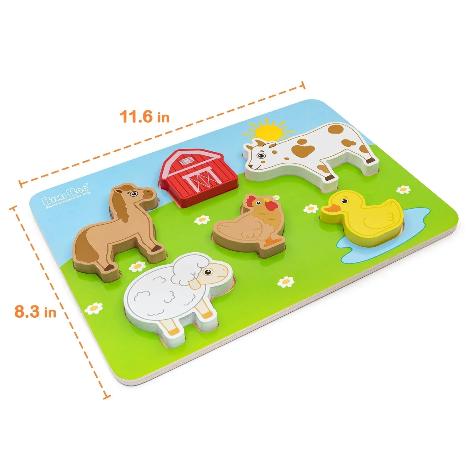 Wooden Chunky Farm Puzzle