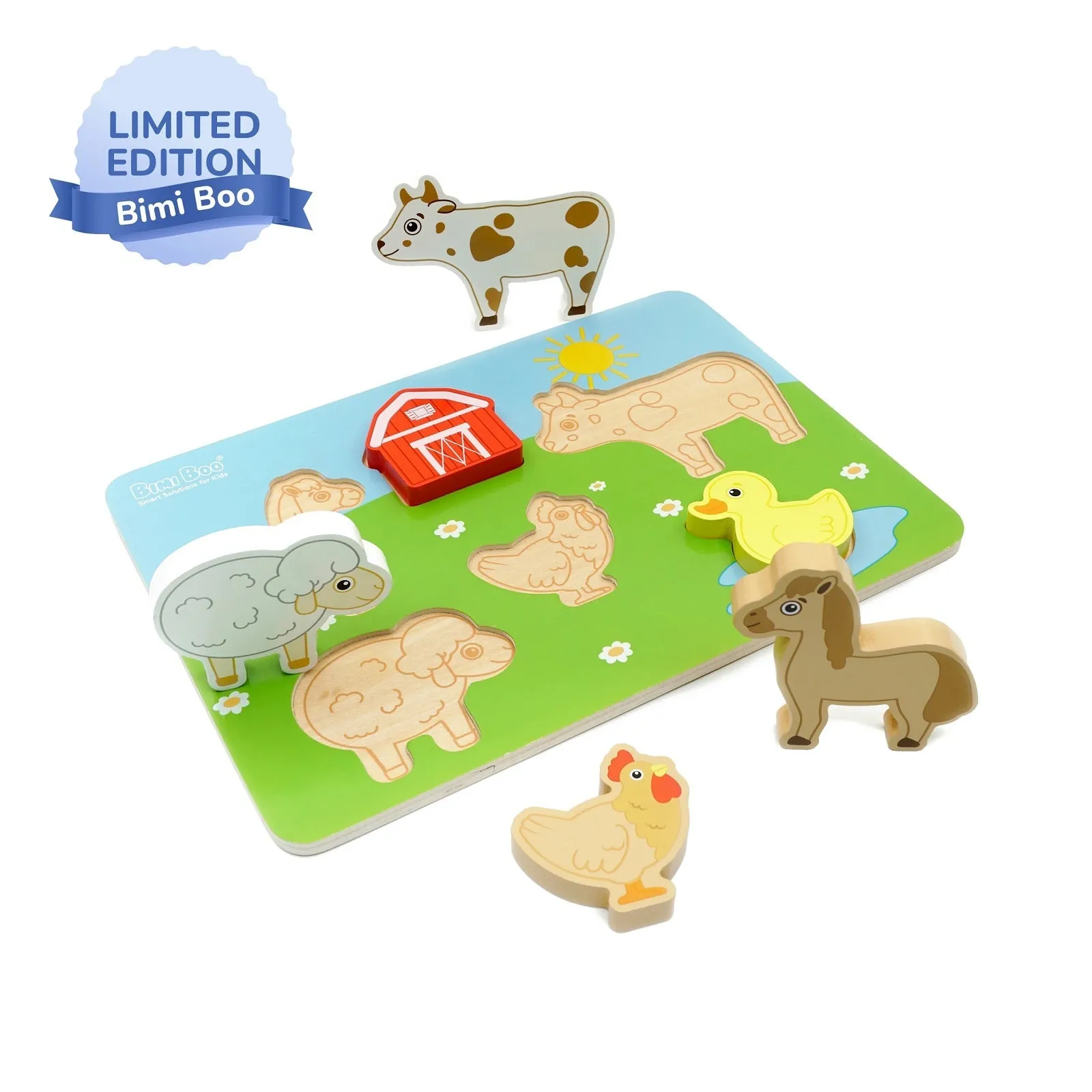 Wooden Chunky Farm Puzzle