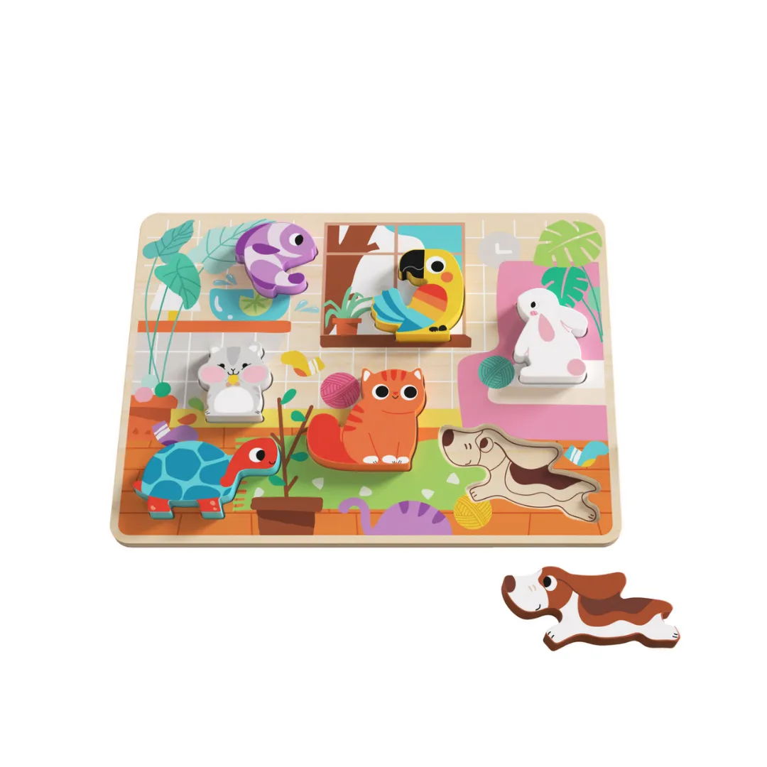 Wooden Chunky Puzzle - Marine